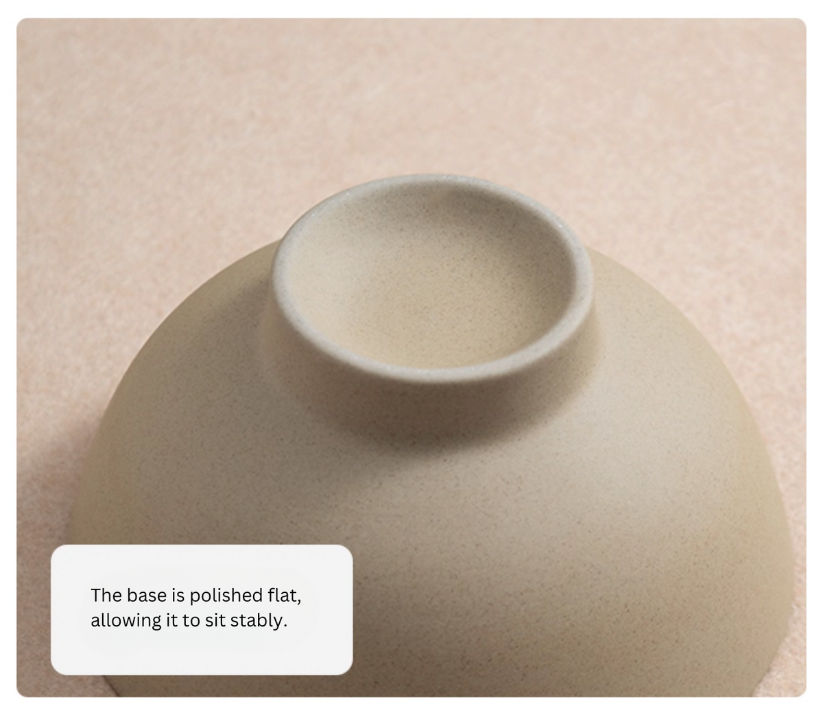 Clay Series tan soup bowl 7 inch, photo 9 β Simple Palette Singapore