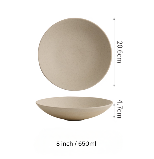 Simple Palette XL Bowl β Clay Series, 20cm large ceramic serving bowl