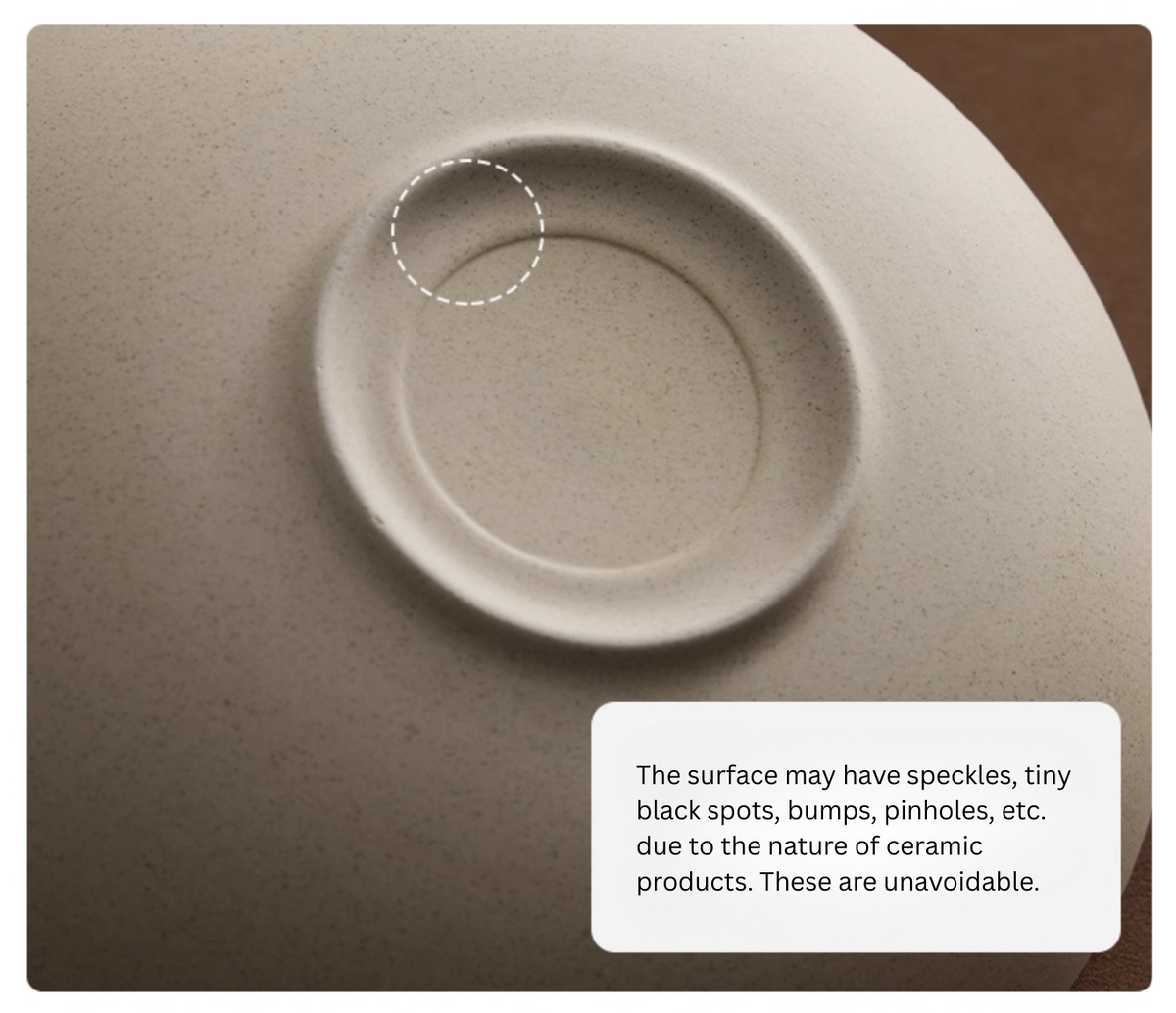Alternate angled shot of Simple Palette XL Bowl β Clay Series
