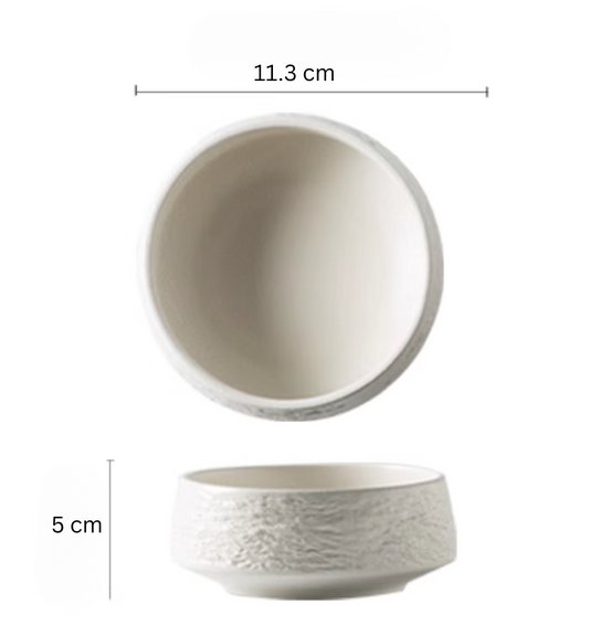 White porcelain stew and soup bowl, 6 inch – Simple Palette Singapore