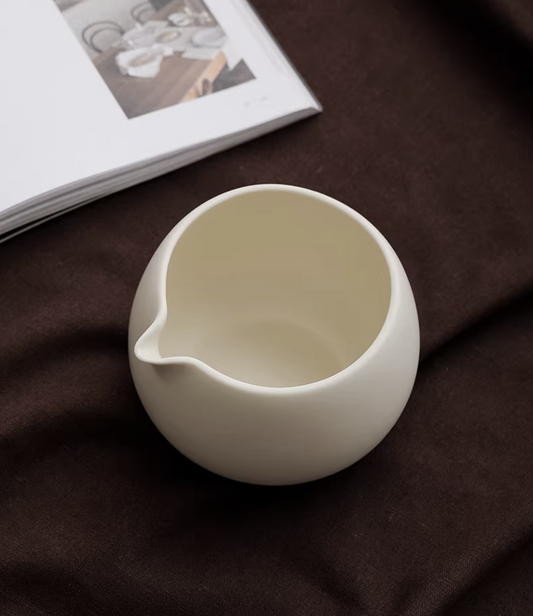 Wabi Sabi ceramic tea waste bowl, photo 1 – Simple Palette Singapore