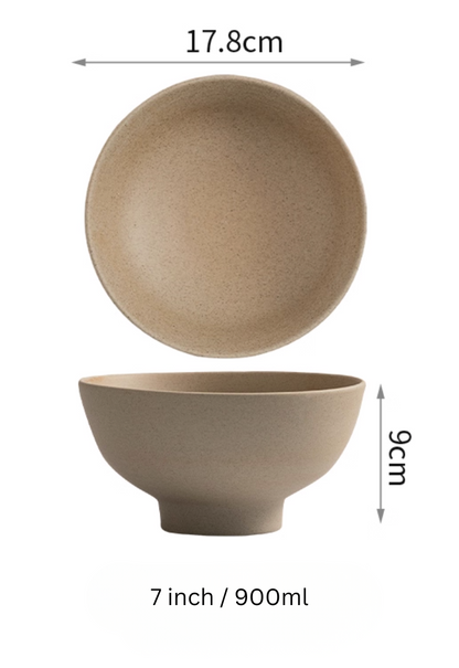 Clay Series tan soup bowl 7 inch, photo 10 – Simple Palette Singapore