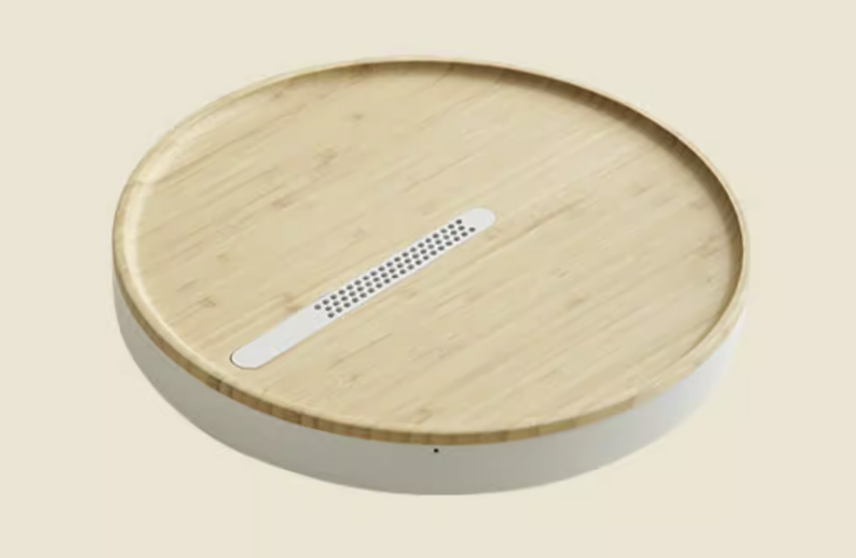 Wabi Sabi tea tray in stainless steel with bamboo top, photo 10 – Simple Palette Singapore