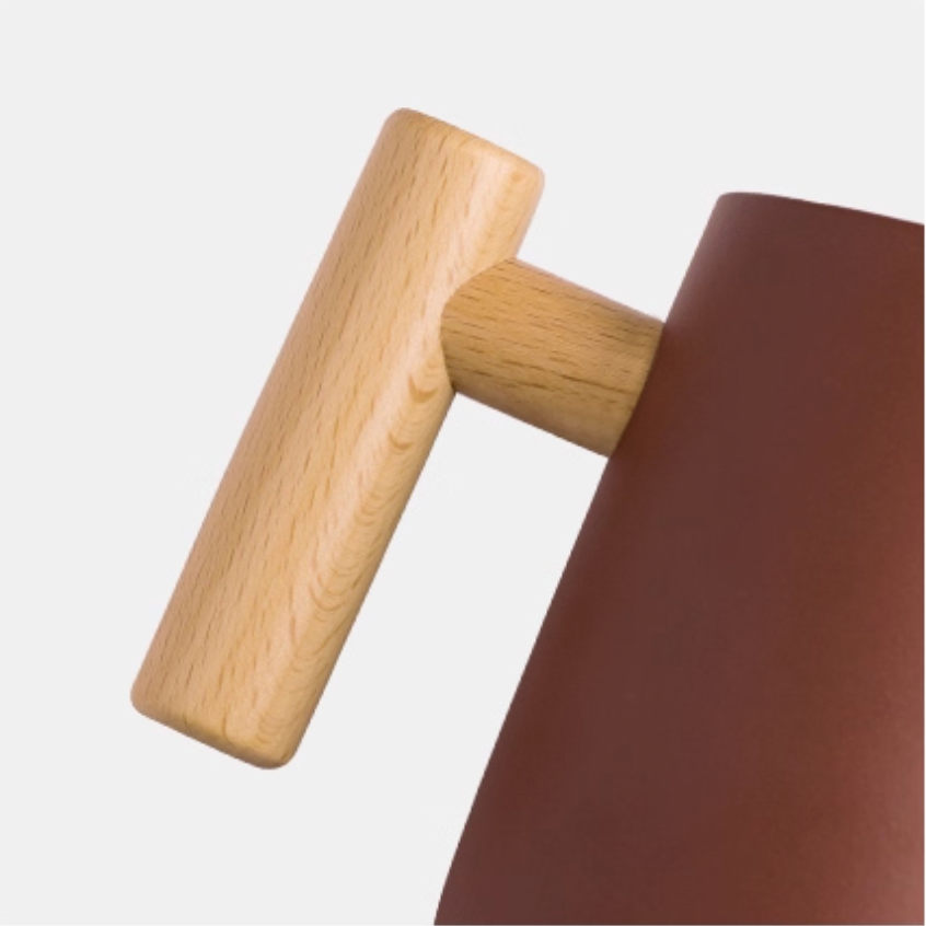 Purple clay mug with wooden cover, photo 2 – Simple Palette Singapore