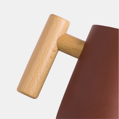 Purple clay mug with wooden cover, photo 2 – Simple Palette Singapore