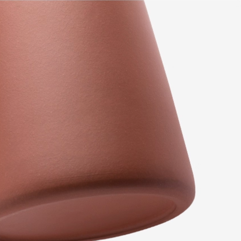 Purple clay mug with wooden cover, photo 3 – Simple Palette Singapore