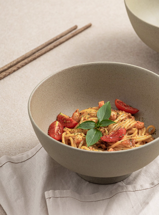 Clay Series tan soup bowl 7 inch, photo 1 – Simple Palette Singapore