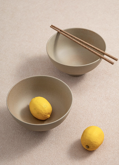Clay Series tan soup bowl 7 inch, photo 6 – Simple Palette Singapore
