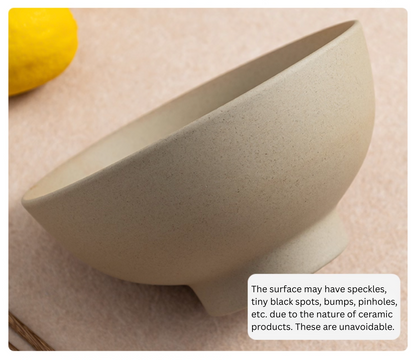 Clay Series tan soup bowl 7 inch, photo 8 – Simple Palette Singapore